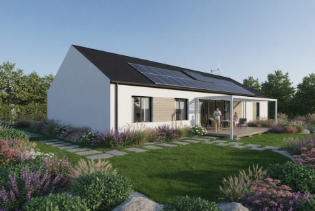 Dom jednorodzinny zeroenergetyczny A++